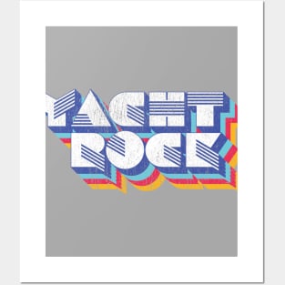 Psychedelic Fade Yacht Rock Party Boat Drinking print Posters and Art